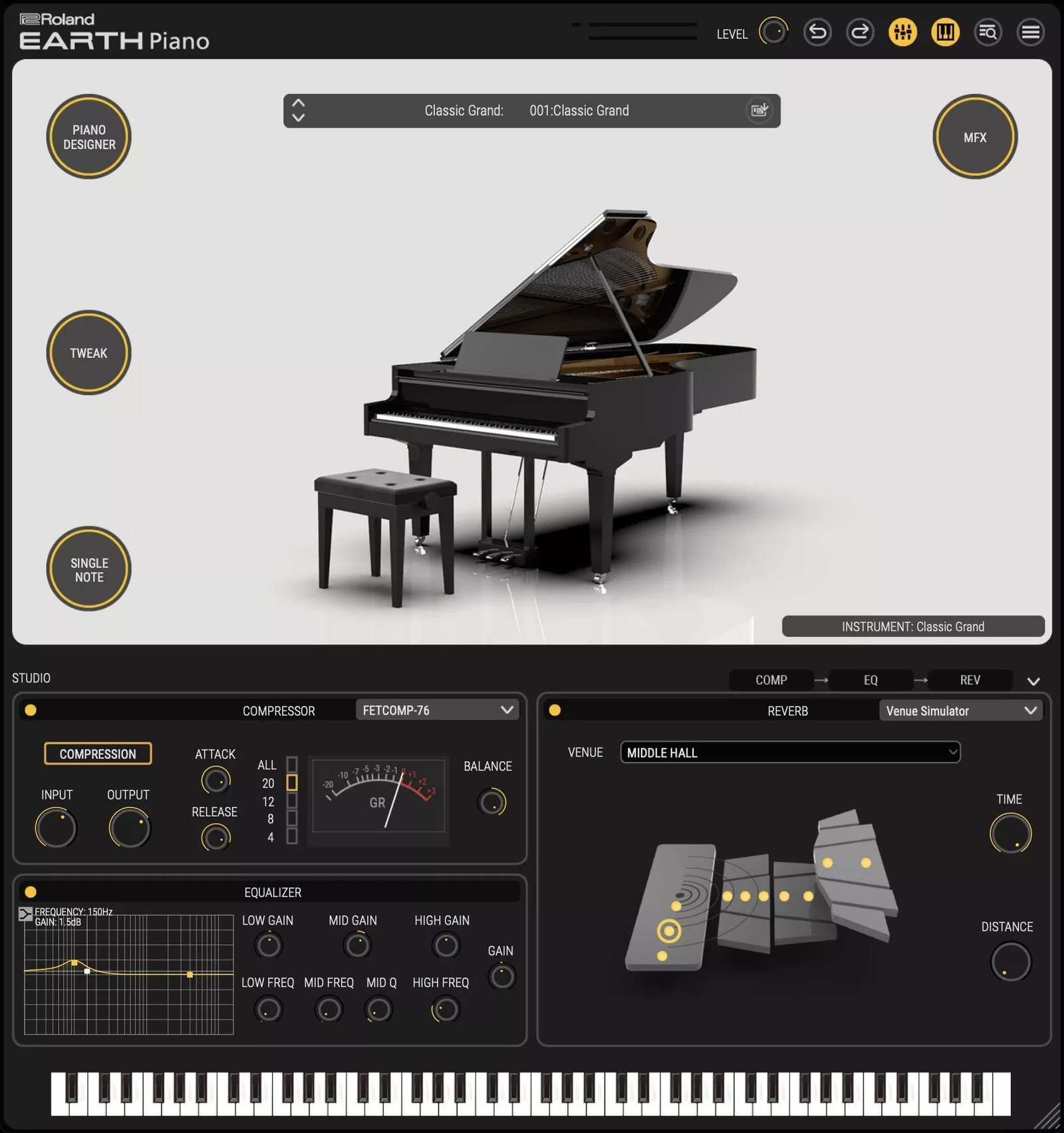Roland Cloud EARTH Piano