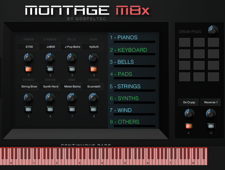 Yamaha Montage mx8